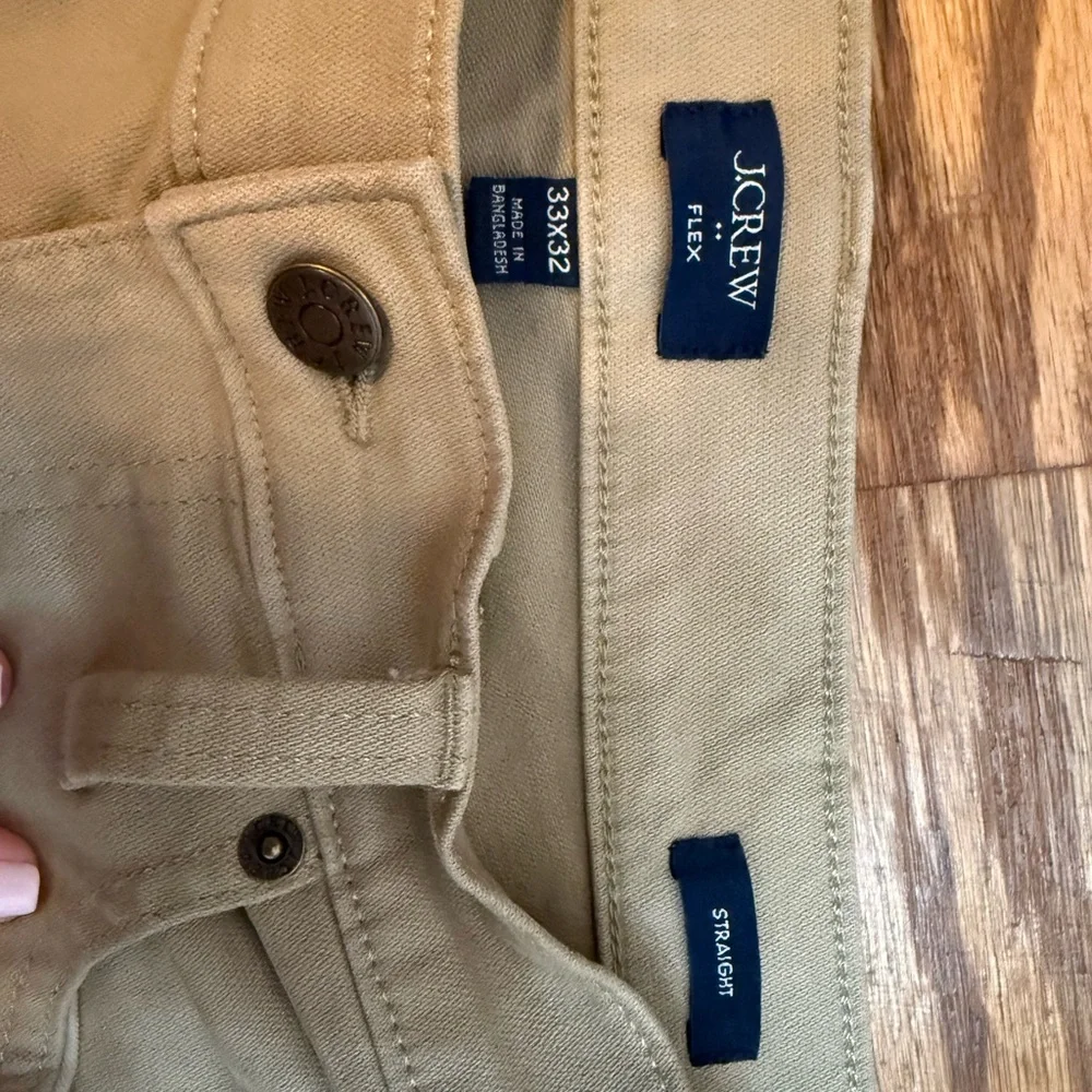 J. Crew Men’s Straight Jeans in Khaki